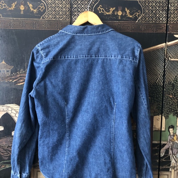 Vintage denim button down shirt - Picture 4 of 4